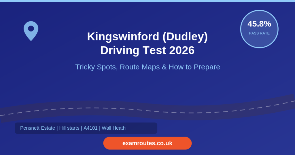 Kingswinford (Dudley) Driving Test 2026: Tricky Spots, Route Maps ' How to Prepare