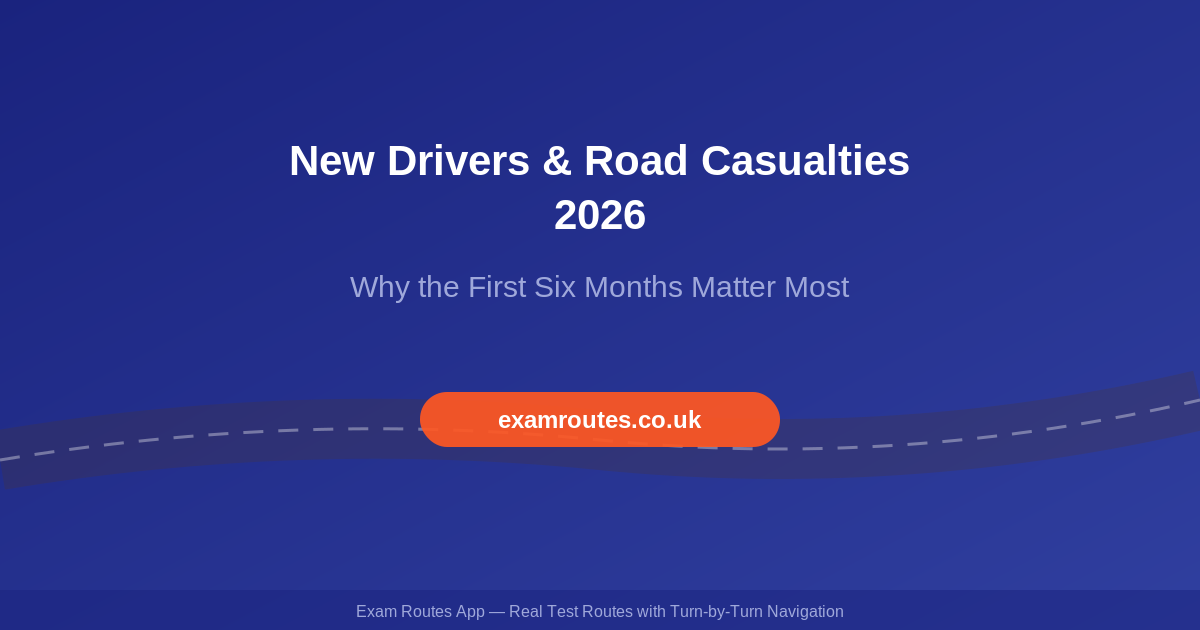 New Drivers and Road Casualties in the UK 2026: Why the First Six Months Matter Most