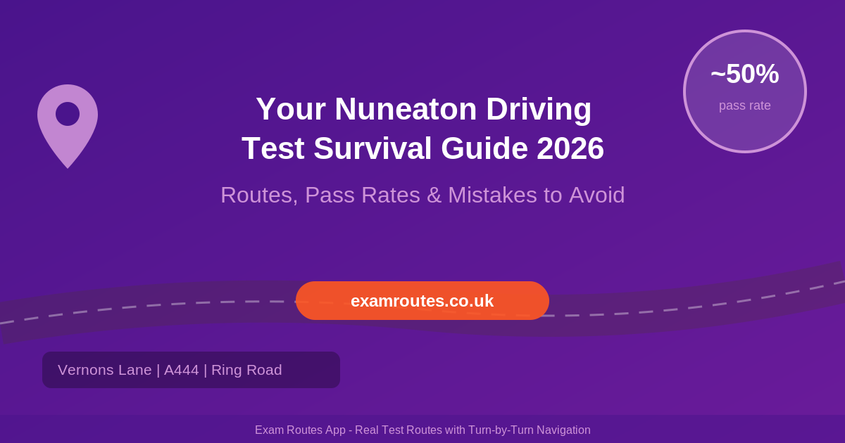 Your Nuneaton Driving Test Survival Guide 2026 (Routes, Pass Rates & Mistakes to Avoid)
