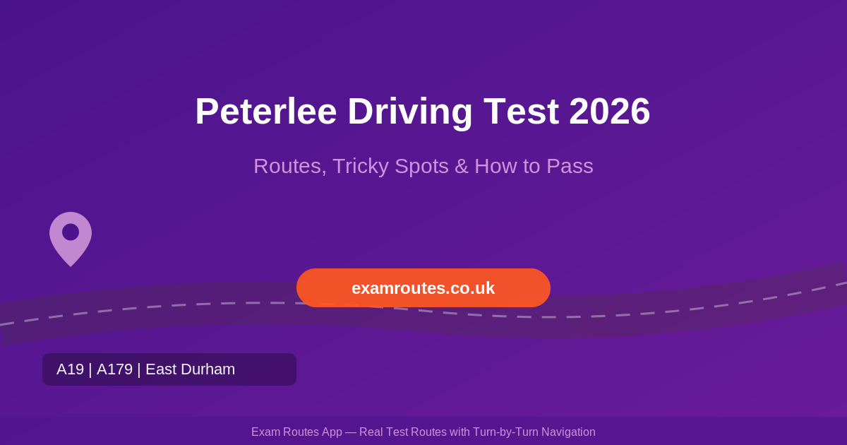 Peterlee Driving Test 2026