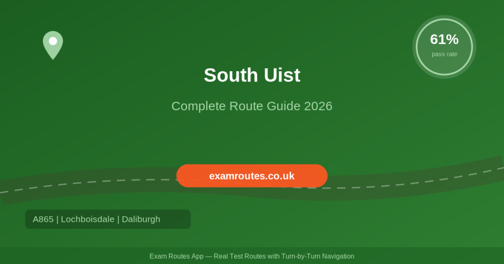 South Uist driving test centre complete route guide 2026