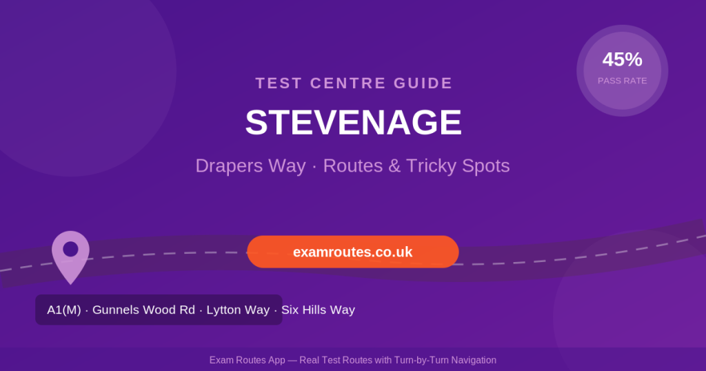 Stevenage Driving Test 2026: Routes, Tricky Spots & How to Pass at Drapers Way