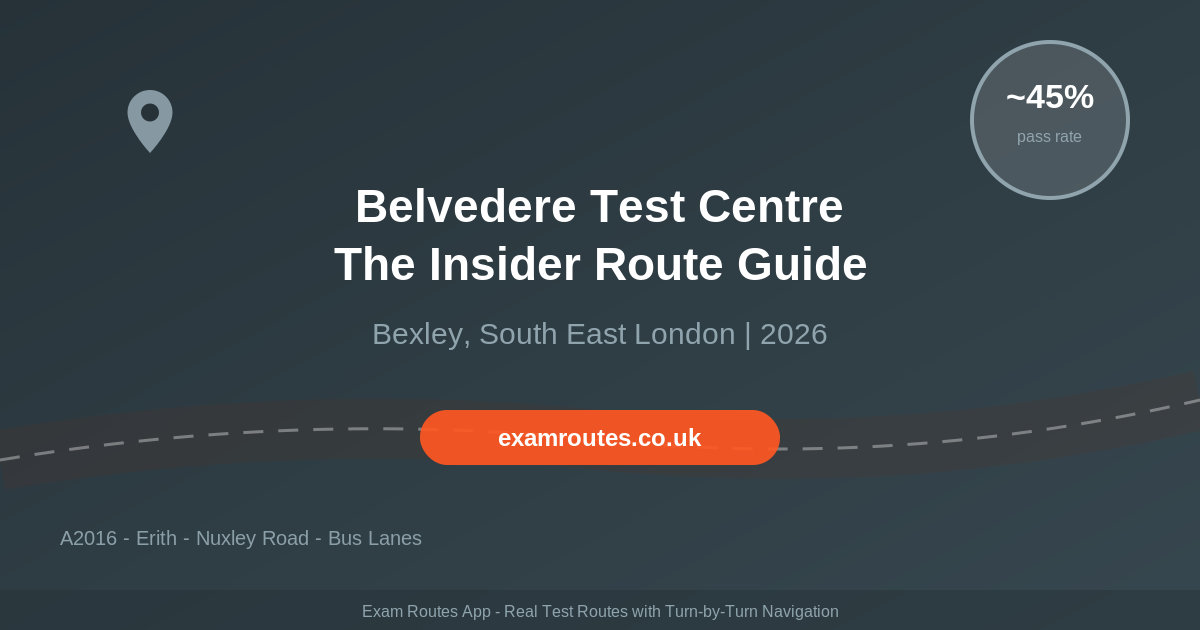 The Insider Guide to Belvedere Test Centre: Routes That Catch Learners Out in 2026