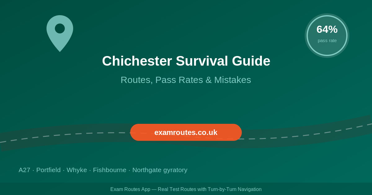 Your Chichester Driving Test Survival Guide 2026 (Routes, Pass Rates & Mistakes to Avoid)