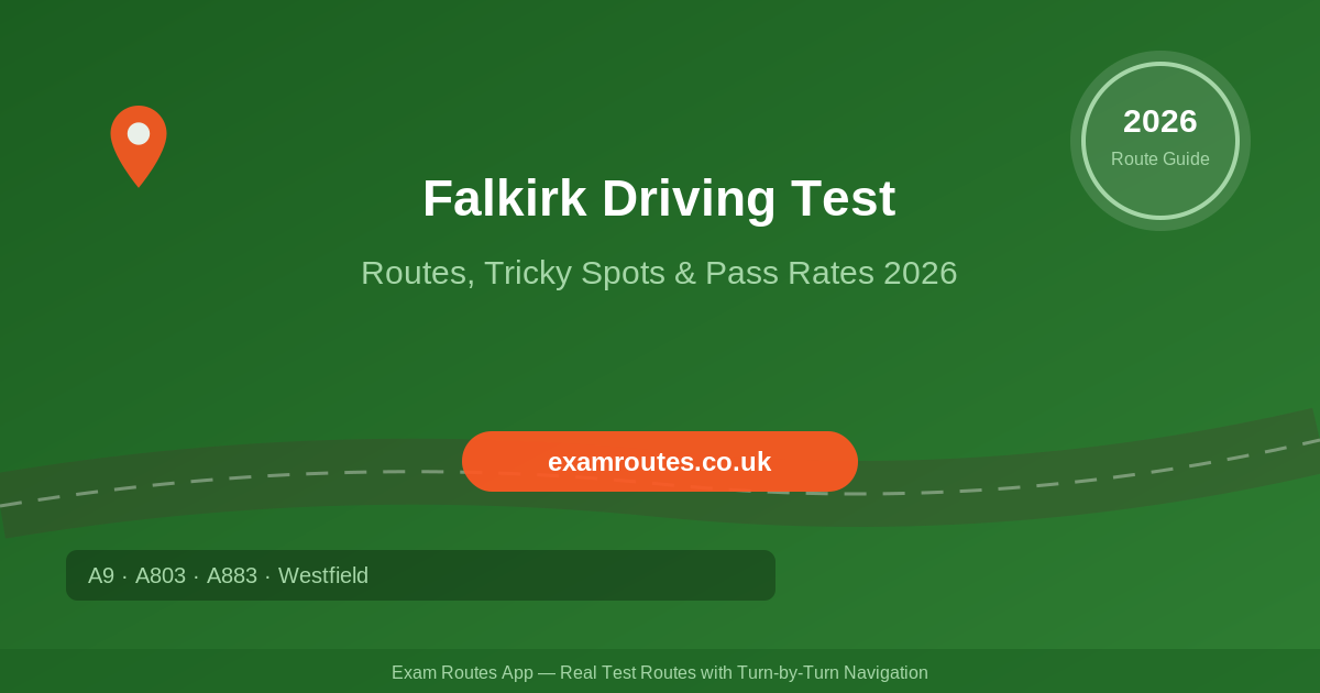 Falkirk Driving Test 2026: Tricky Spots, Route Maps & How to Prepare