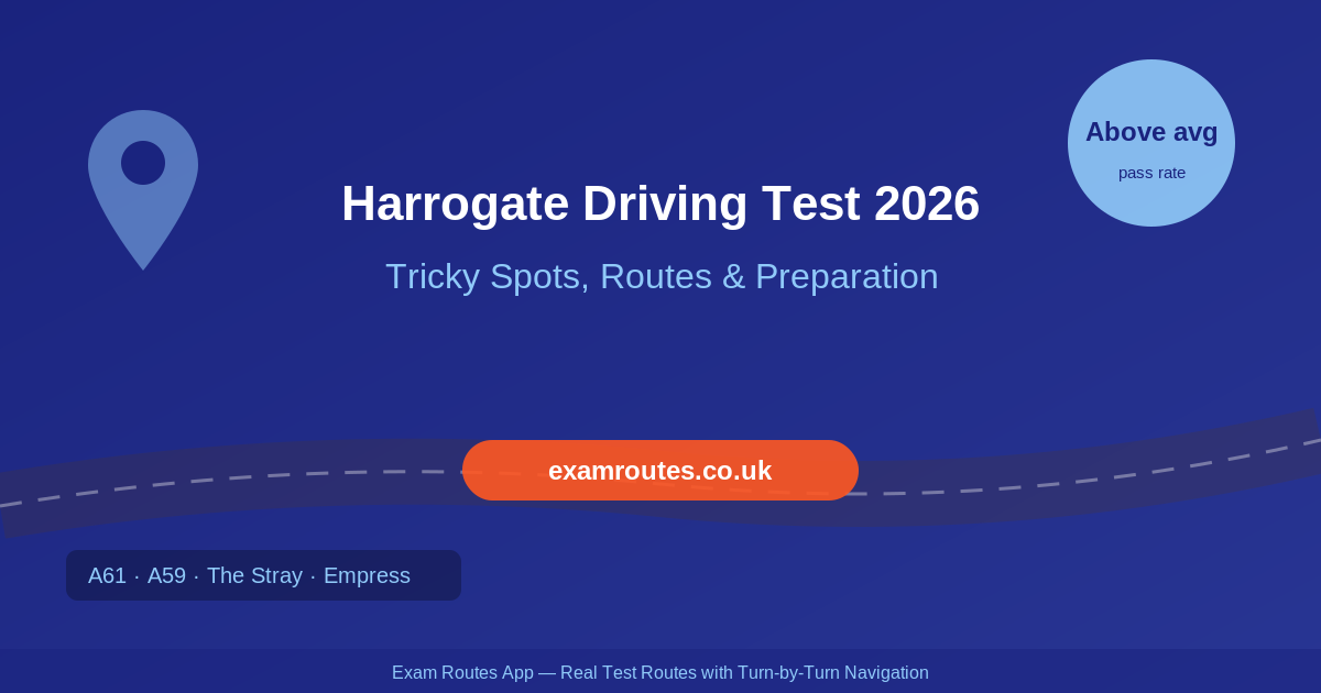 Harrogate Driving Test 2026: Tricky Spots, Route Maps & How to Prepare