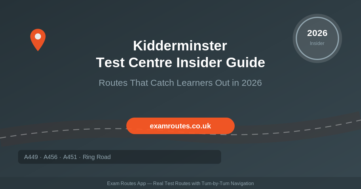 The Insider Guide to Kidderminster Test Centre: Routes That Catch Learners Out in 2026