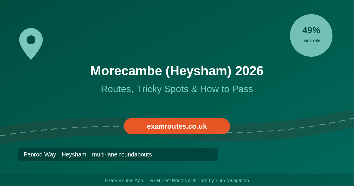 Morecambe (Heysham) Driving Test 2026: Routes, Tricky Spots & How to Pass