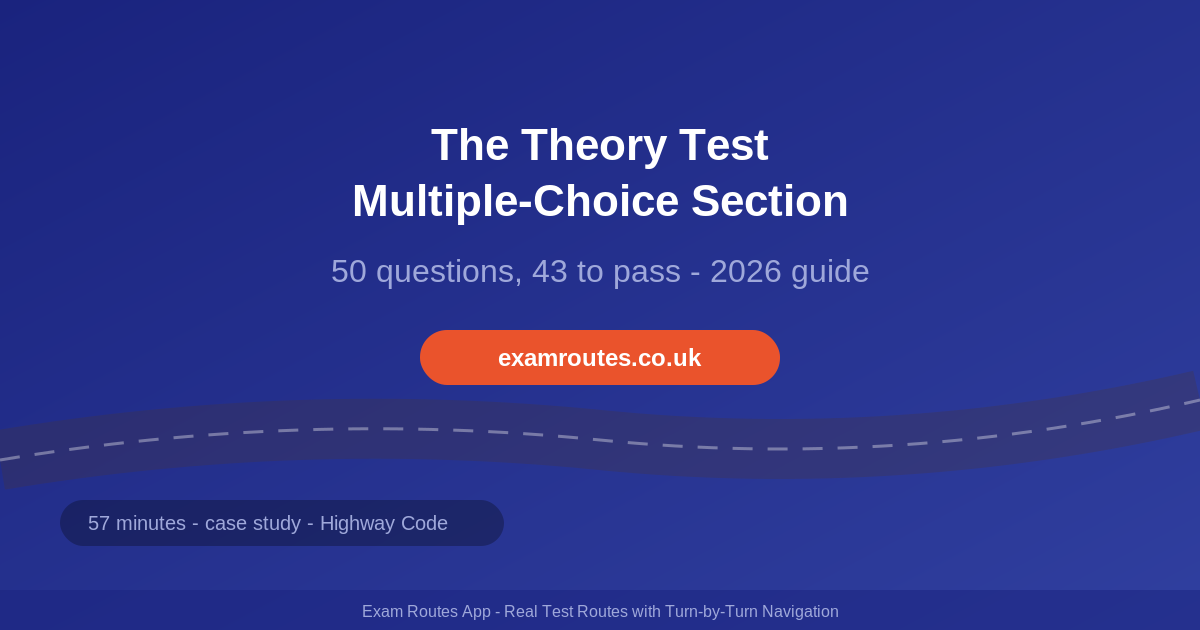 The Theory Test Multiple-Choice Section in 2026: How the 50 Questions Work and How to Revise