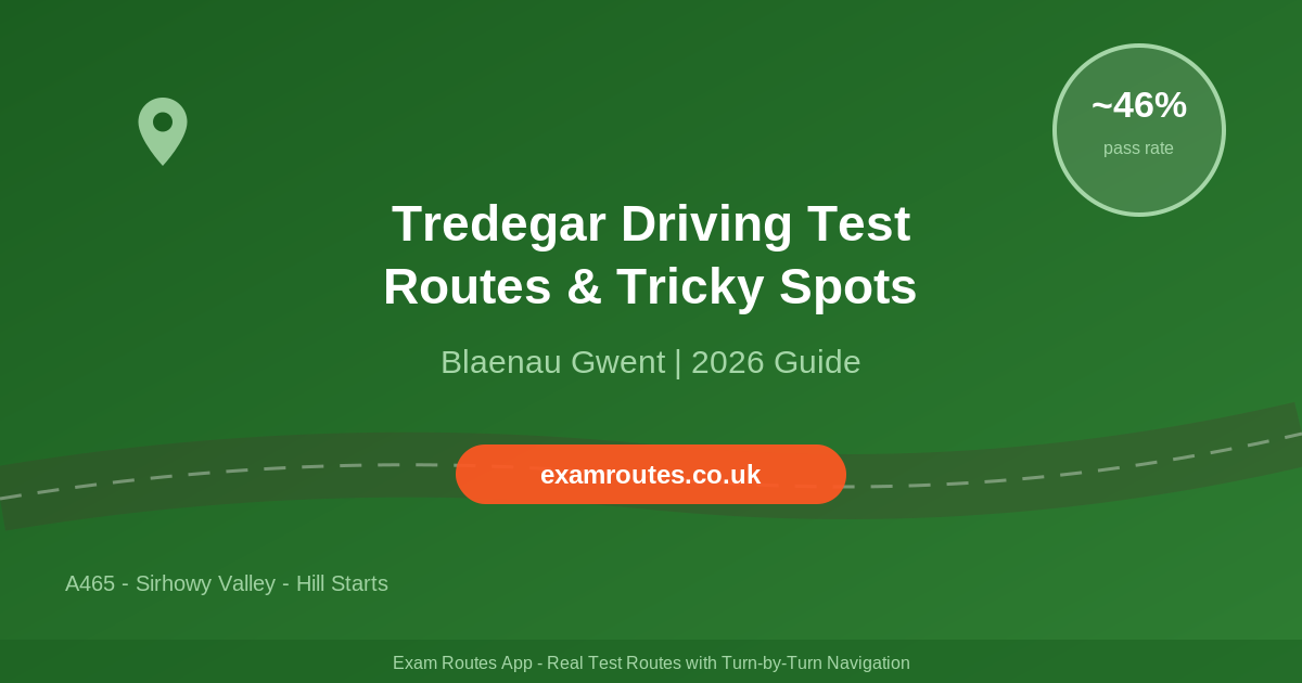 Tredegar Driving Test 2026: Tricky Spots, Route Maps & How to Prepare